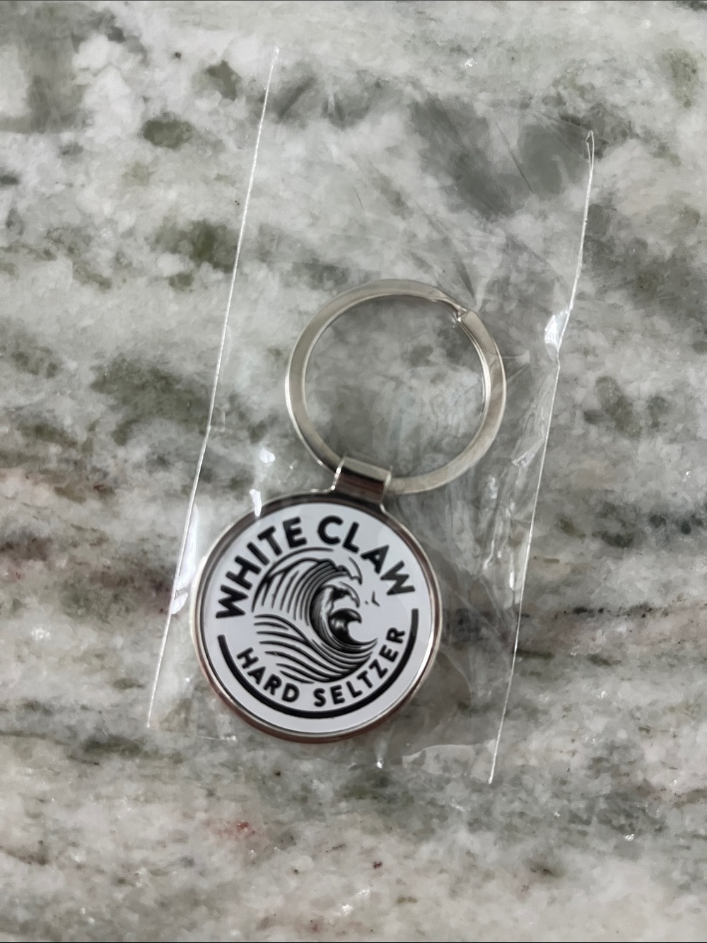 White Claw Keychain